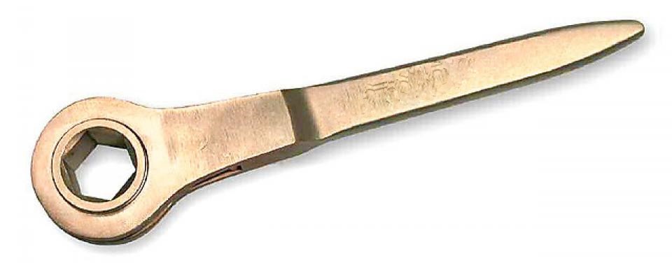 картинка Ключ искробезопасный накидной трещоточный 6-тигранный ENDRES 0137400S — Gedore-tools.ru