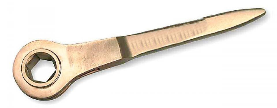 картинка Ключ искробезопасный накидной трещоточный 6-тигранный ENDRES 0137401S — Gedore-tools.ru