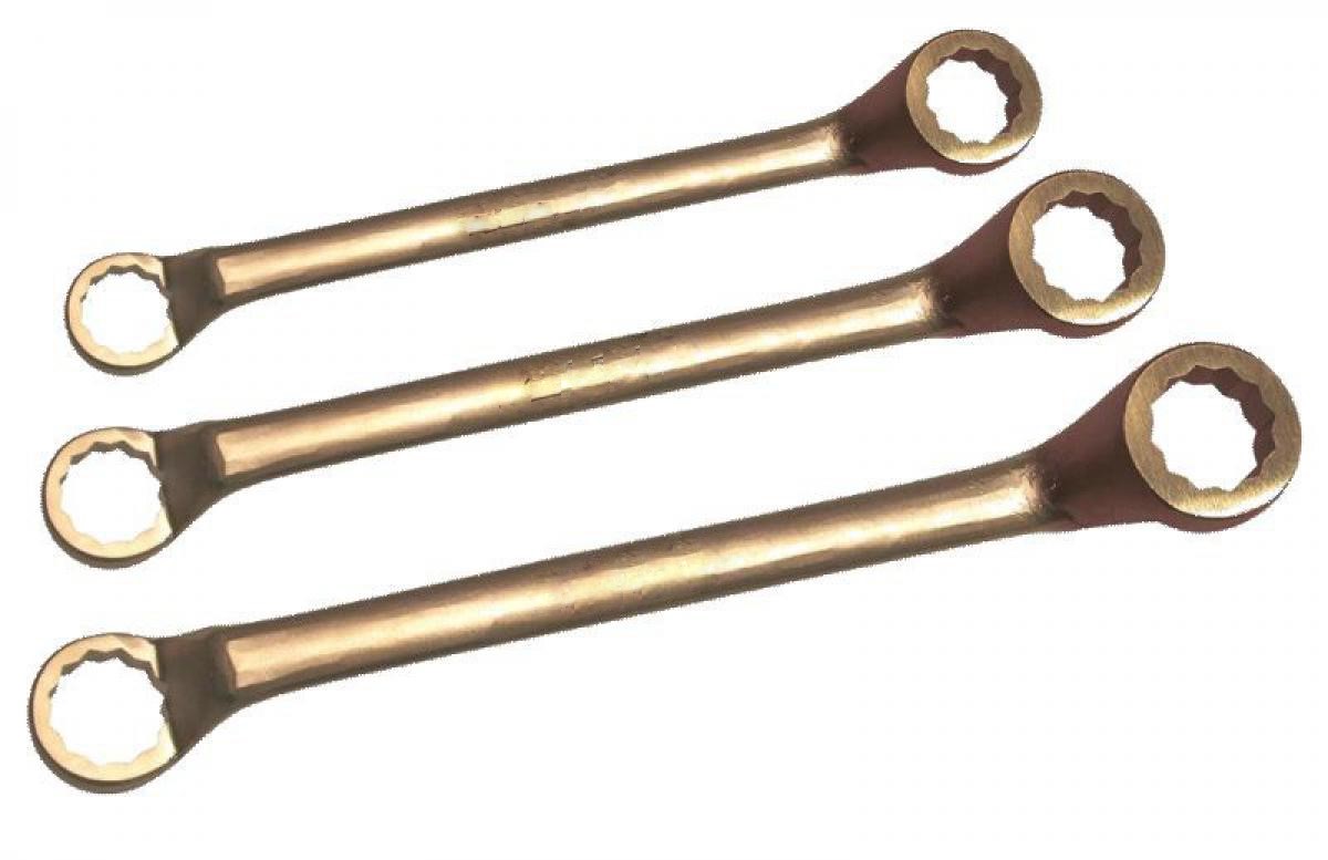 картинка Ключ искробезопасный накидной двухсторонний коленчатый DIN 838 ENDRES 0117080S — Gedore-tools.ru