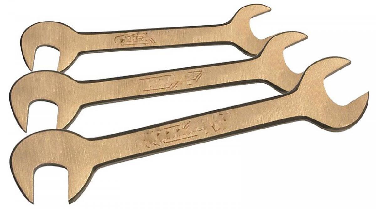 картинка Ключ искробезопасный рожковый двухсторонний DIN 3110 ENDRES 0017207S — Gedore-tools.ru