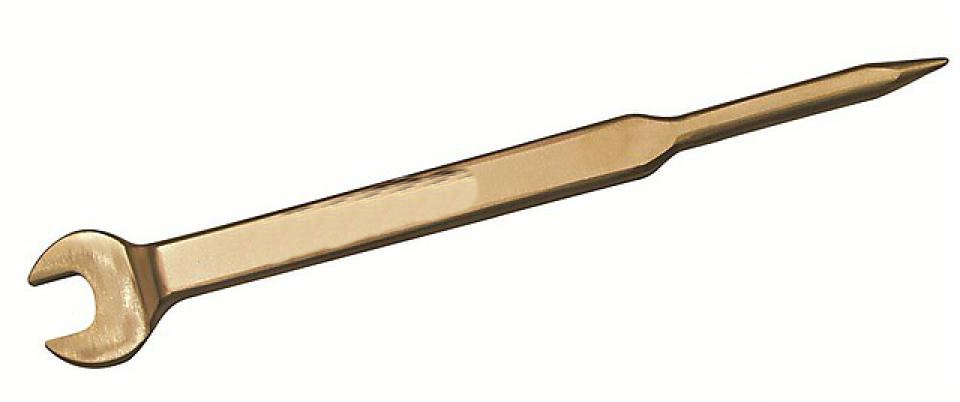 картинка Ключ искробезопасный рожковый коликовый монтажный изогнутый ENDRES 0137367S — Gedore-tools.ru