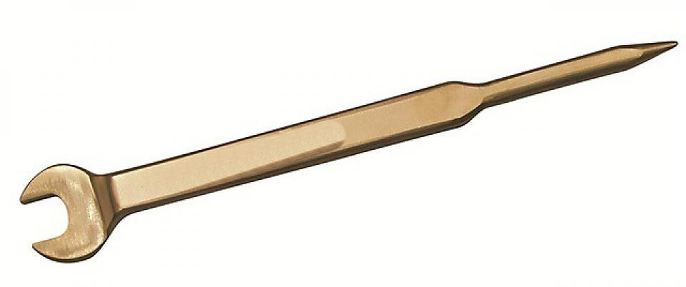 картинка Ключ искробезопасный рожковый коликовый монтажный изогнутый ENDRES 0137377S — Gedore-tools.ru