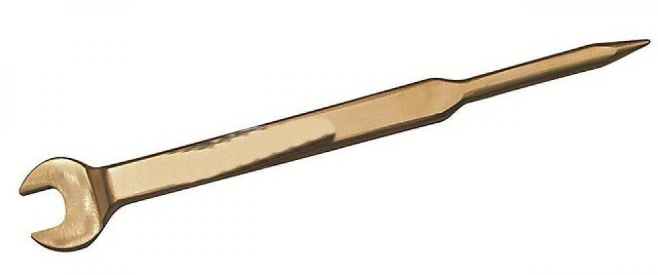 картинка Ключ искробезопасный рожковый коликовый монтажный изогнутый ENDRES 0137370S — Gedore-tools.ru